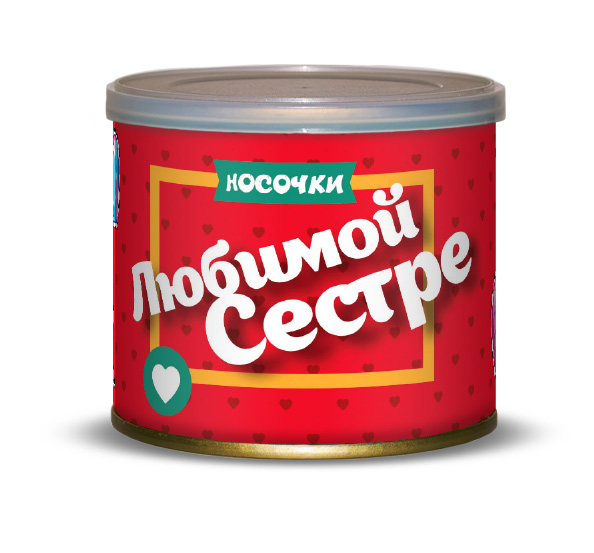 фото Носочки любимой сестре Canned Socks White 416161