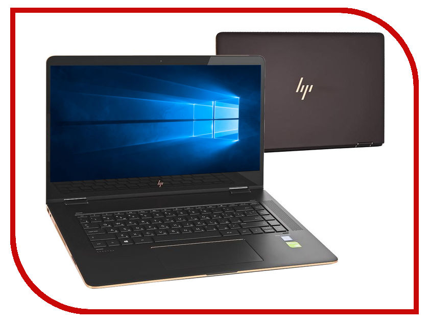 фото Ноутбук HP Spectre x360 15-bl001ur 2EN46EA (Intel Core i7-7500U 2.7 GHz/16384Mb/1000Gb SSD/nVidia GeForce 940MX 2048Mb/Wi-Fi/Bluetooth/Cam/15.6/3840x2160/Touchscreen/Windows 10 64-bit)