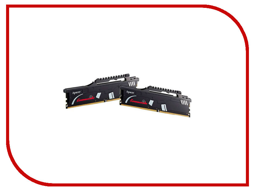 

Модуль памяти Apacer Commando DDR4 DIMM 2800MHz PC4-22400 CL16 - 16Gb KIT (2x8Gb) EK.16GAW.GFAK2