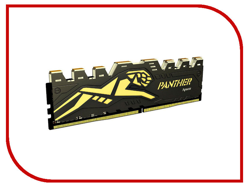 

Модуль памяти Apacer Panther DDR4 DIMM 2400MHz C4-19200 CL16 - 8Gb EK.08G2T.GEC