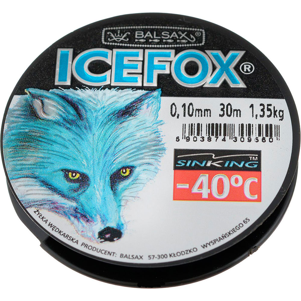 

Леска Balsax Ice Fox 30m 0.10mm 13-12-20-176, 30m 0.10mm