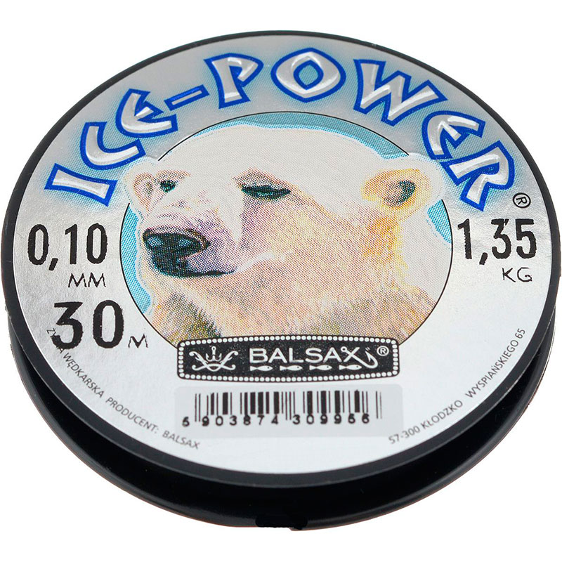 

Леска Balsax Ice-Power 30m 0.10mm 13-12-20-136, 30m 0.10mm