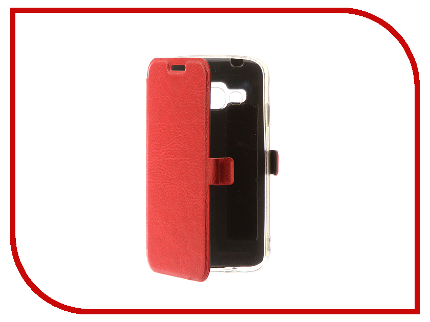 фото Аксессуар Чехол Samsung Galaxy J1 Mini Prime CaseGuru Magnetic Case Ruby Red 100473