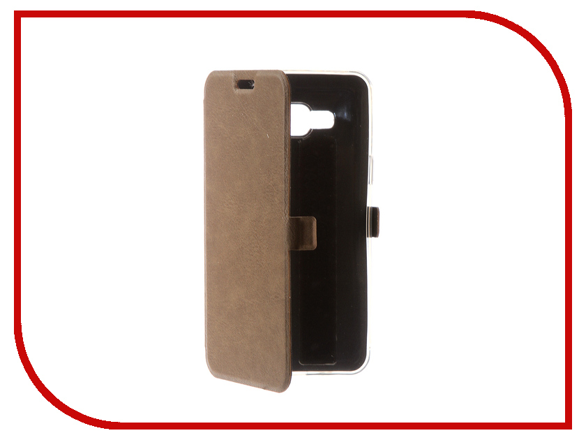 фото Аксессуар Чехол Samsung Galaxy J3 2016 CaseGuru Magnetic Case Light Brown 100486