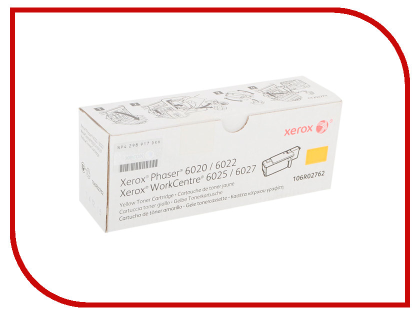 

Картридж Xerox 106R02762 Yellow для Phaser 6020/22 / WorkCentre 6025/27