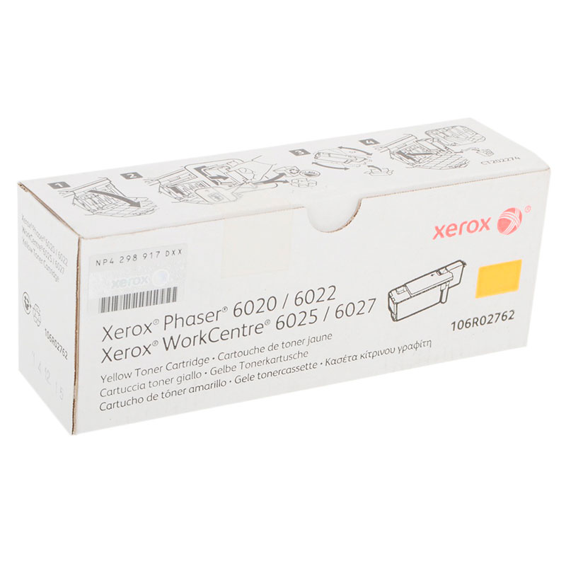 Картридж Xerox 106R02762 Yellow для Phaser 6020/22 / WorkCentre 6025/27