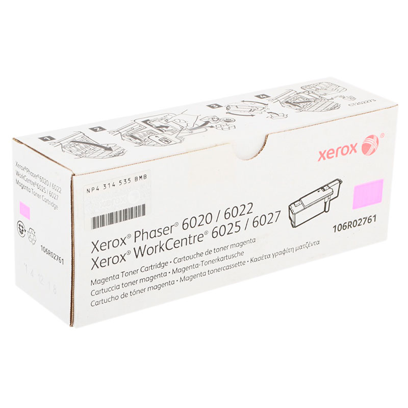 Картридж Xerox 106R02761 Magenta для Phaser 6020/22 / WorkCentre 6025/27