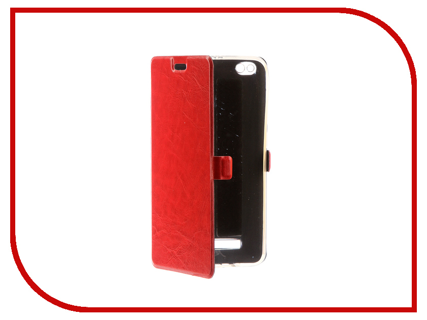 фото Аксессуар Чехол Xiaomi Redmi 4A CaseGuru Magnetic Case Glossy Red 101029