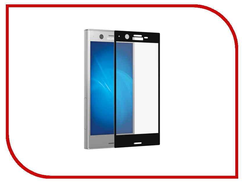 

Аксессуар Защитное стекло Sony Xperia XZ1 DF Full Screen xColor-10 Black