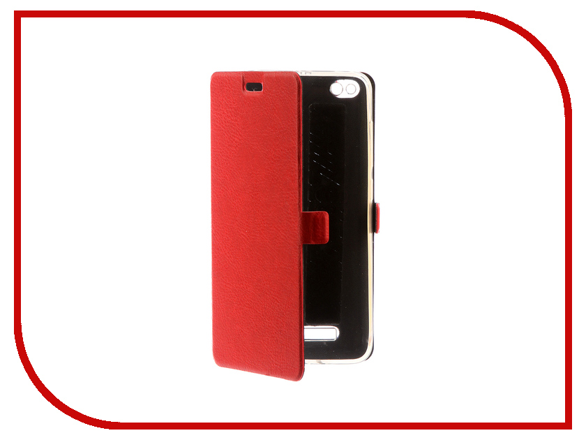 фото Аксессуар Чехол Xiaomi Redmi 4A CaseGuru Magnetic Case Ruby Red 101036