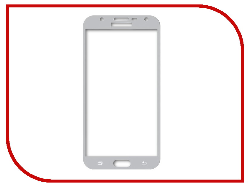 

Аксессуар Защитное стекло Samsung Galaxy J7 Neo DF Full Screen sColor-30 Silver