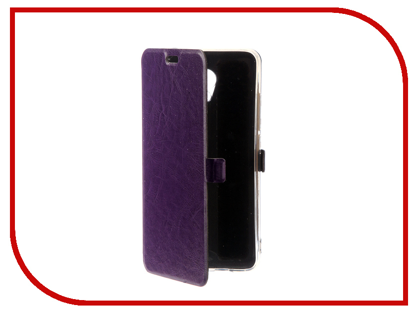 фото Аксессуар Чехол Meizu M5c CaseGuru Magnetic Case Glossy Purple 100541