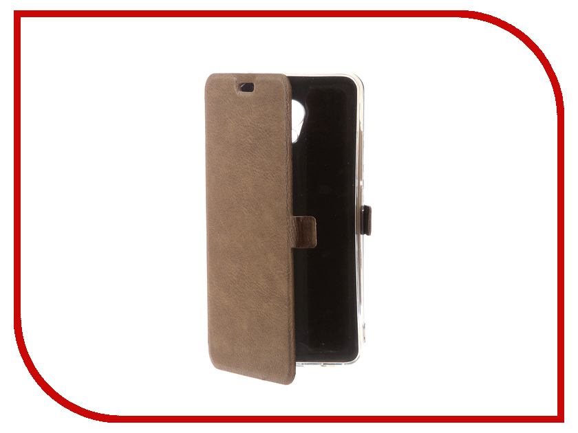 фото Аксессуар Чехол Meizu M5c CaseGuru Magnetic Case Light Brown 100546