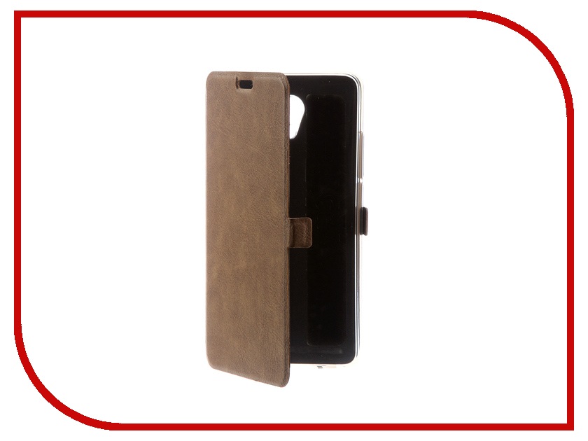 фото Аксессуар Чехол Meizu M5 Note CaseGuru Magnetic Case Light Brown 100013