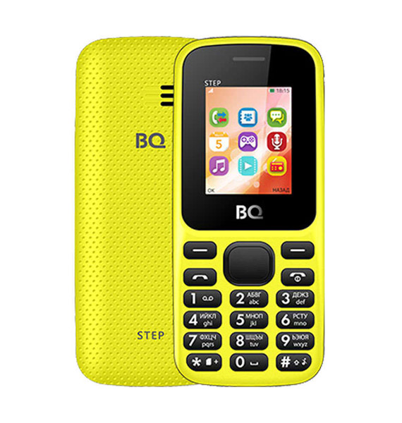 

Сотовый телефон BQ 1805 Step Yellow, 1805 Step