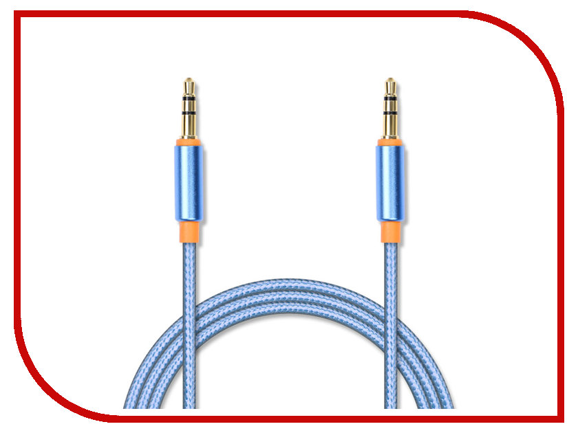 

Аксессуар Jet.A 3.5mm Jack/M - 3.5mm Jack/M 2m Blue JA-AC02
