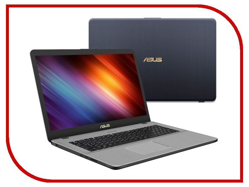 фото Ноутбук ASUS N705UD-GC137 90NB0GA1-M02080 (Intel Core i5-8250U 1.6 GHz/8192Mb/1000Gb + 128Gb SSD/No ODD/nVidia GeForce GTX 1050 2048Mb/Wi-Fi/Bluetooth/Cam/17.3/1920x1080/Endless)