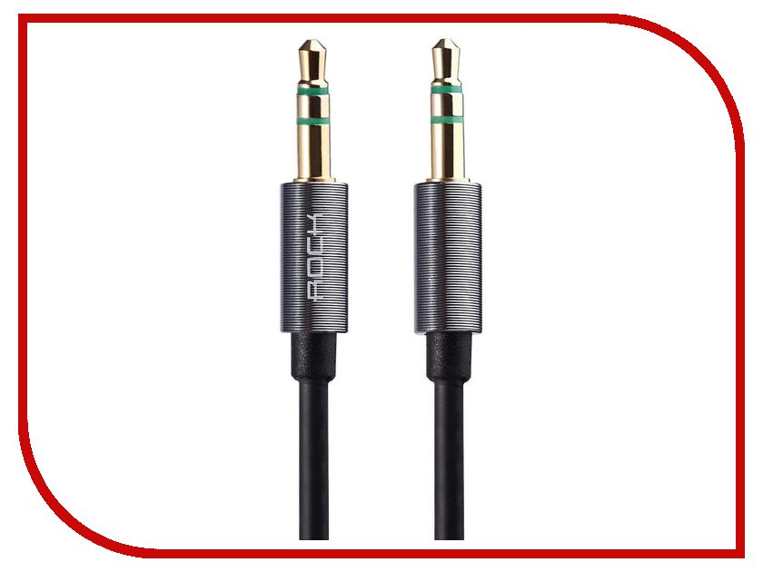 

Аксессуар Rock AUX 3.5mm Audio Cable 1m RAU0509 Space Grey