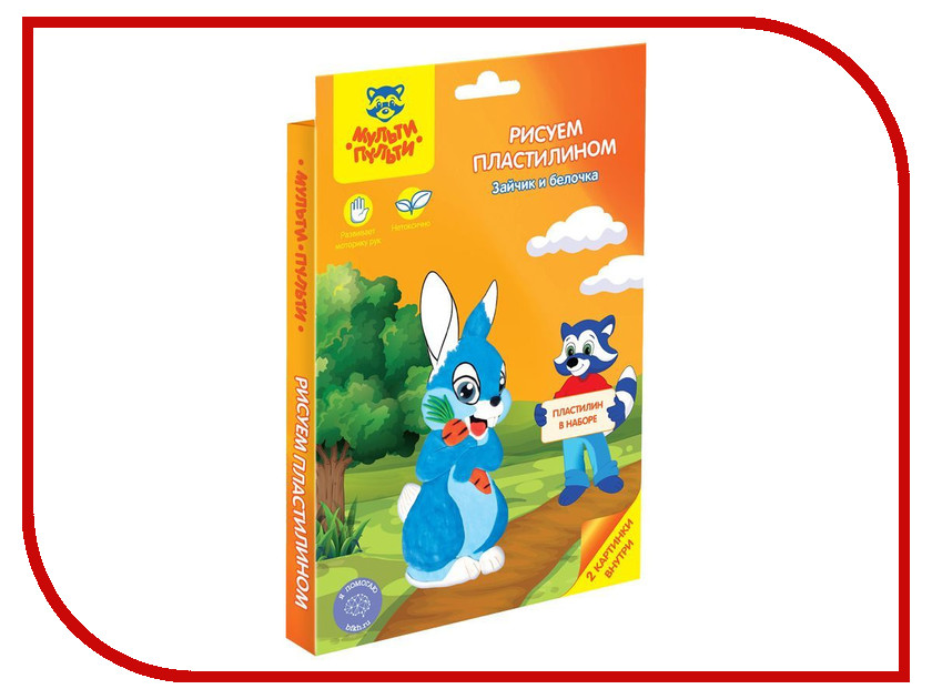 

Набор для лепки Мульти-Пульти Зайчик и белочка ПК_15265