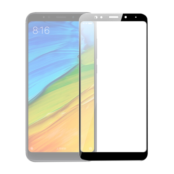 

Аксессуар Защитное стекло BoraSCO для Xiaomi Redmi 5 Full Cover Black, Xiaomi Redmi 5