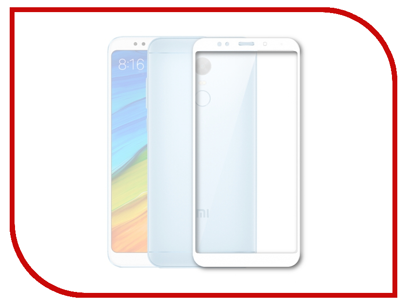 

Аксессуар Защитное стекло Mobius для Xiaomi Redmi 5 3D Full Cover White