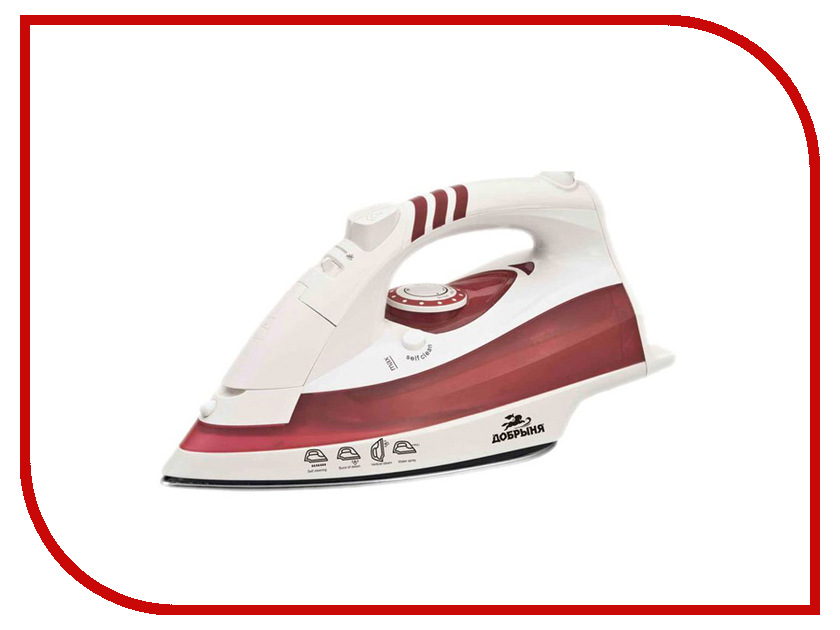 фото Утюг Добрыня DO-3103 White-Red