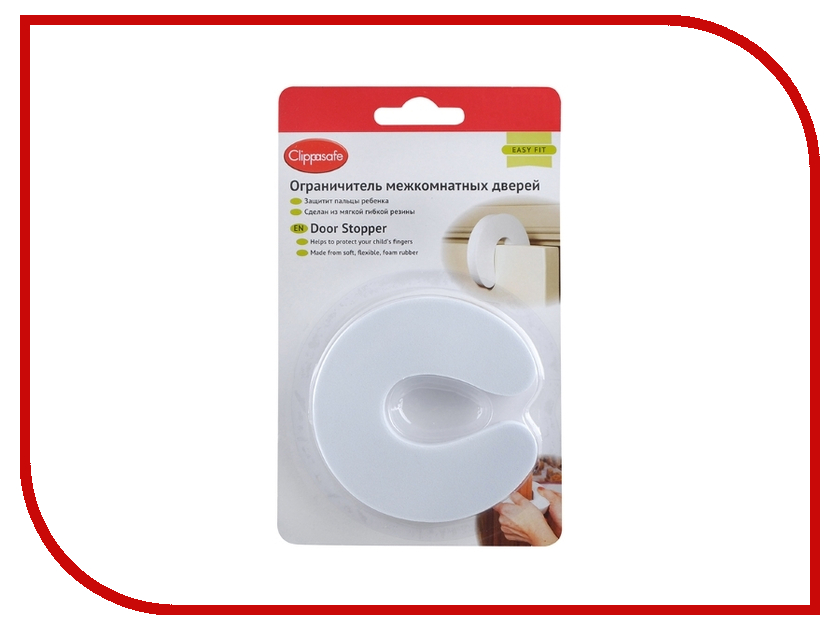 

Ограничитель Clippasafe CL76ru White для межкомнатных дверей