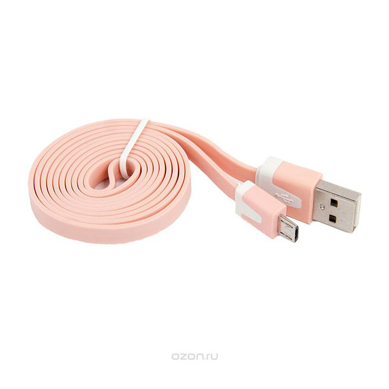 фото Аксессуар Liberty Project USB - Micro USB 1m Pink SM000114