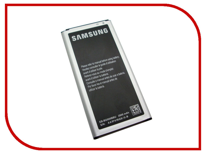 

Аккумулятор RocknParts Zip для Samsung Galaxy S5 SM-G900F 385665, SM-G900F