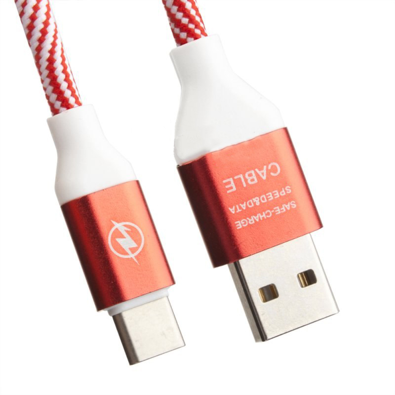 

Аксессуар Liberty Project USB - USB Type-C 1m Red-White 0L-00033144, USB - USB Type-C