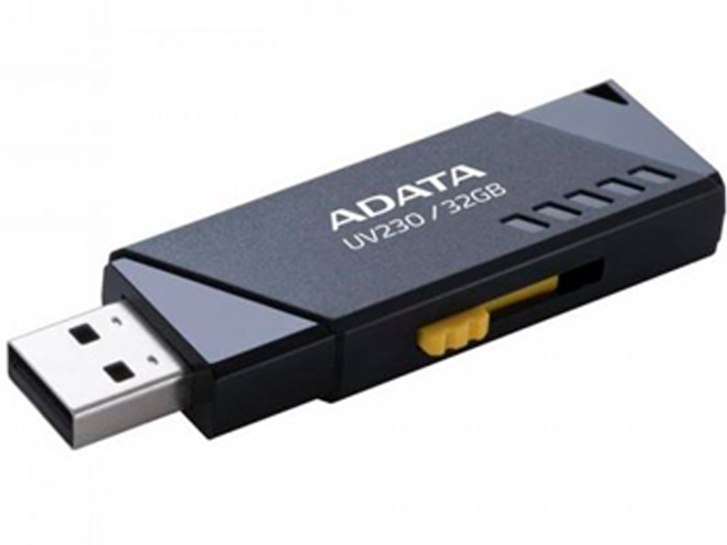 фото USB Flash Drive 32Gb - A-Data UV230 Black AUV230-32G-RBK