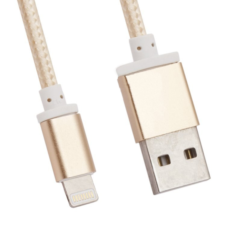 

Аксессуар Liberty Project USB - Lightning 8 pin 1.5m Gold 0L-00027324, 0L-00027324