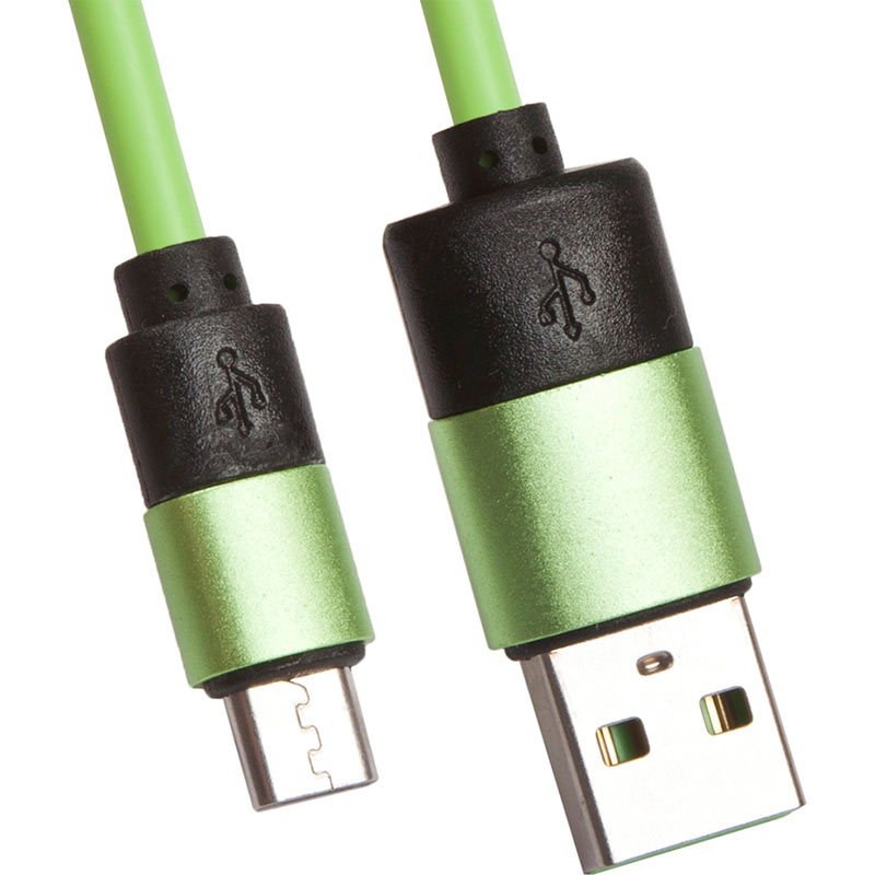 Аксессуар Liberty Project USB - Micro USB 1m Green 0L-00030359
