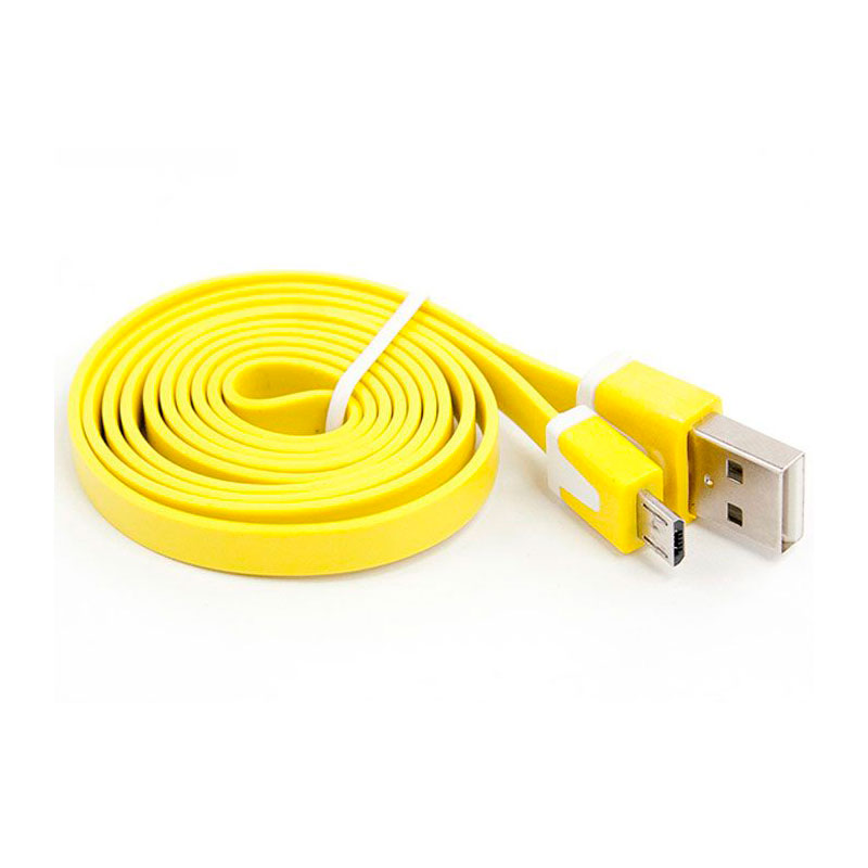 фото Аксессуар Liberty Project USB - Micro USB 1m Yellow SM000117