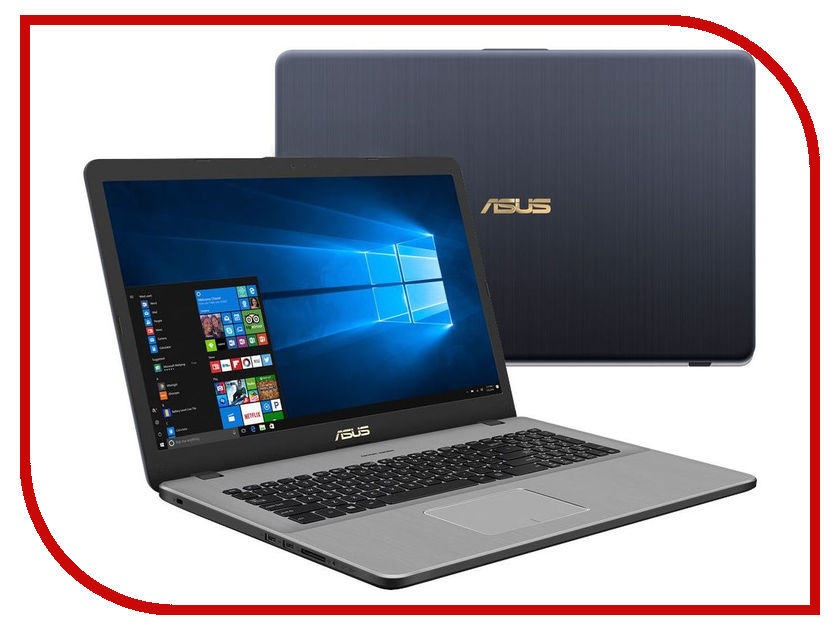 

Ноутбук ASUS N705UN-GC089T XMAS Edition 90NB0GV1-M01060 (Intel Core i7-7500U 2.7 GHz/8192Mb/1000Gb/No ODD/nVidia GeForce 1040/Wi-Fi/Cam/17.3/1920x1080/Windows 10 64-bit)