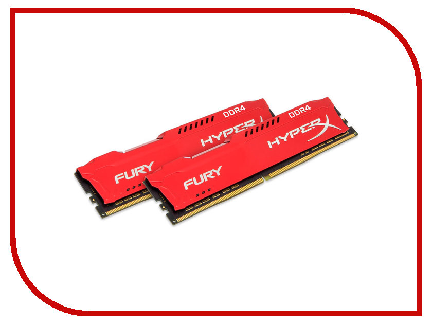 

Модуль памяти Kingston HyperX Fury DDR4 DIMM 2400MHz PC4-19200 CL15 - 32Gb KIT (2x16Gb) HX424C15FRK2/32, HX424C15FRK2/32