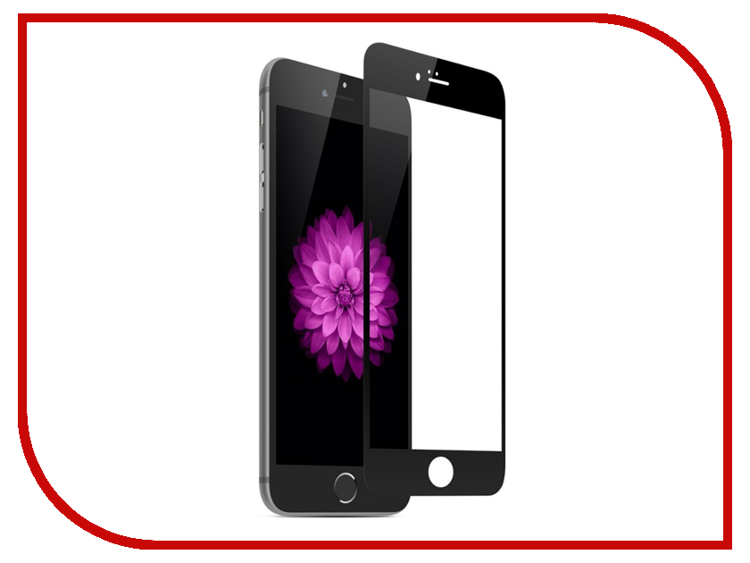

Аксессуар Защитное стекло Onext для APPLE iPhone 6/6S с рамкой Black 41581