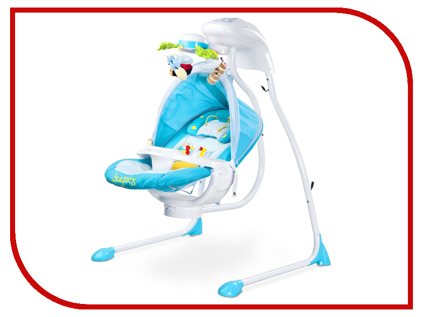 

Электрокачели Caretero Bugies Blue Tero-8072