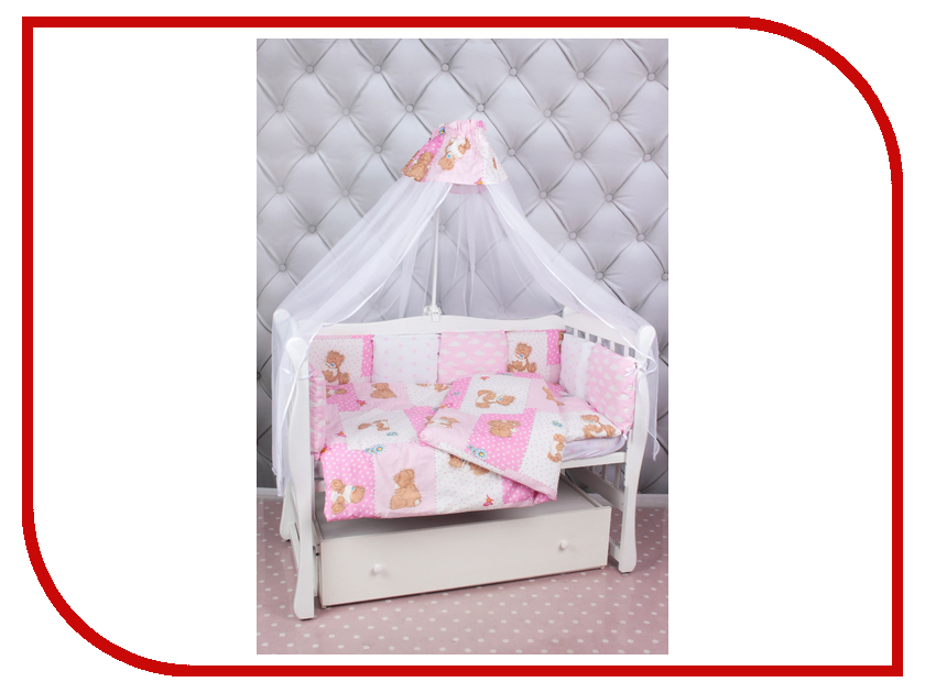 

Комплект AmaroBaby Мишка Pink