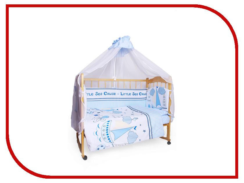 

Комплект AmaroBaby Little Traveler Сатин Blue