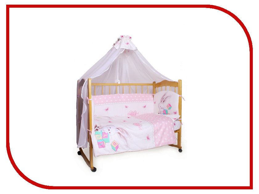 

Комплект Amarobaby зайка, комплект в кроватку 7 предметов (сатин)