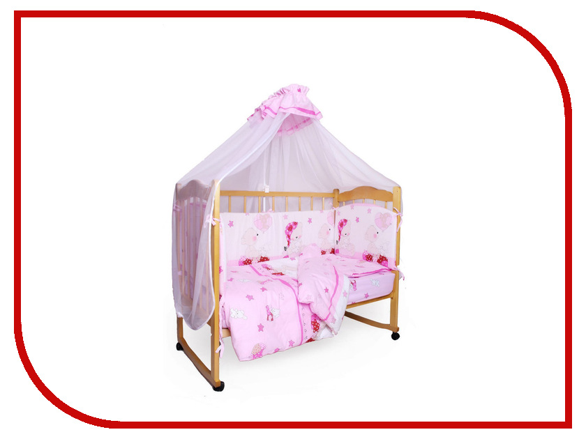 

Комплект AmaroBaby Мишкин сон Поплин Pink
