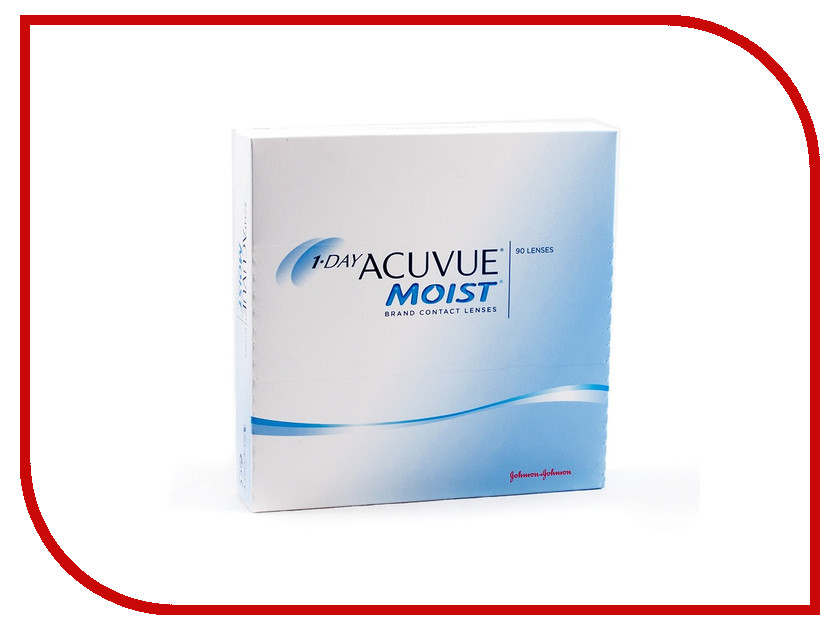 фото Контактные линзы Johnson & Johnson 1-Day Acuvue Moist (90 линз / 8.5 / -5.75) Johnson &amp; johnson