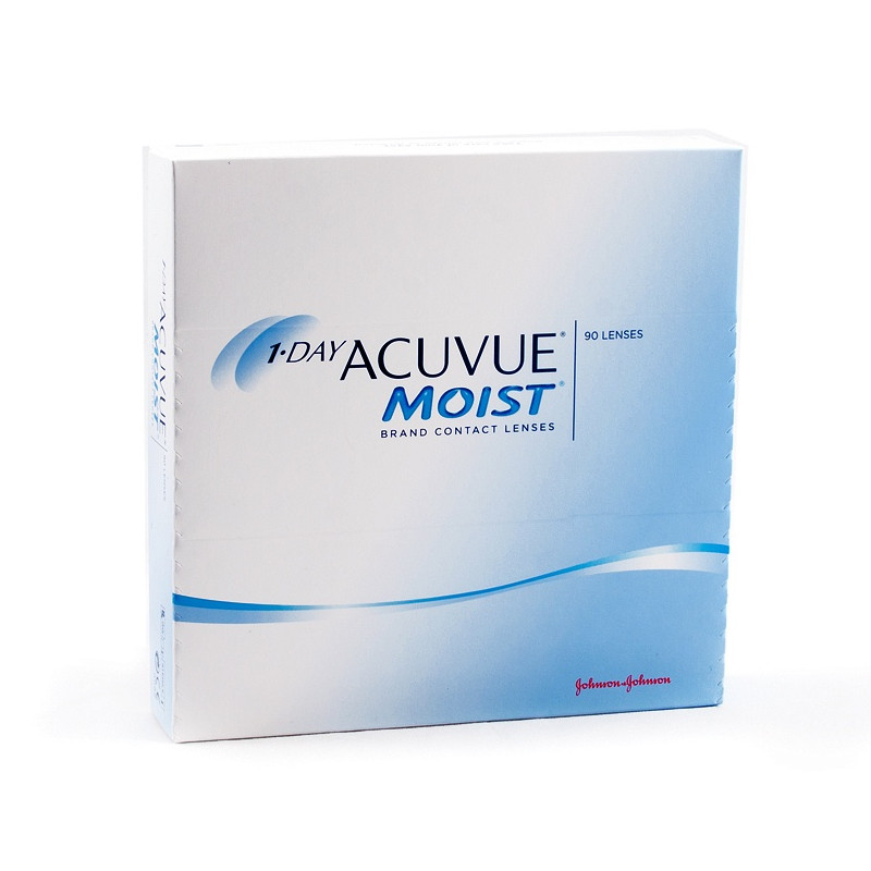 фото Контактные линзы johnson & johnson 1-day acuvue moist (90 линз / 8.5 / -5.75) johnson &amp; johnson