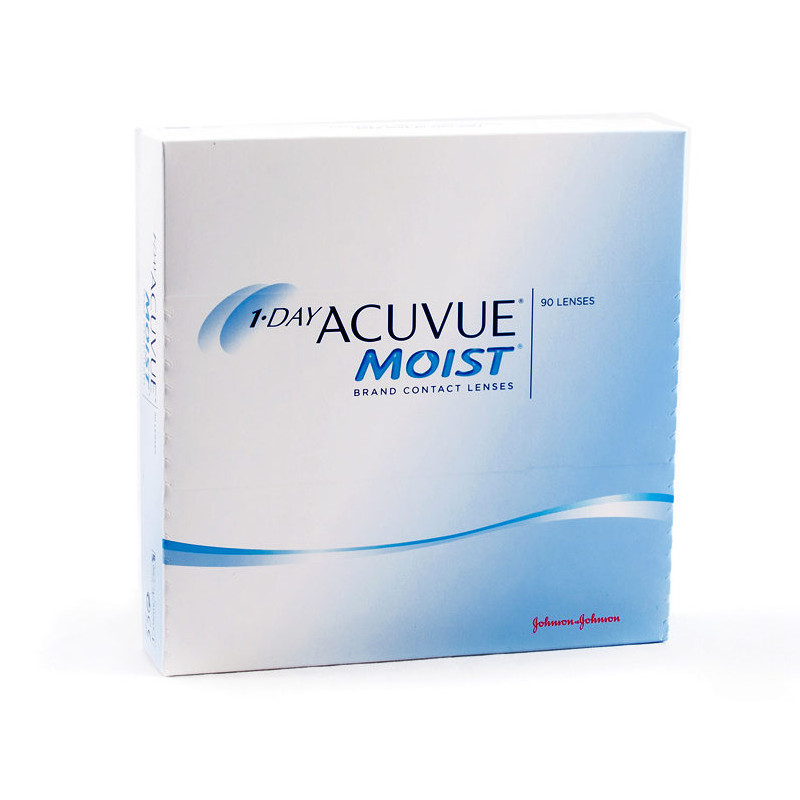 фото Контактные линзы johnson & johnson 1-day acuvue moist (90 линз / 8.5 / -2.75) johnson &amp; johnson