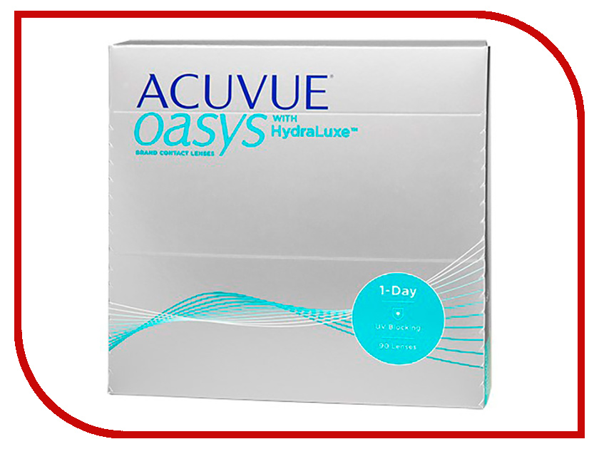 

Контактные линзы Johnson & Johnson 1-Day Acuvue Oasys with HydraLuxe (90 линз / 8.5 / -6.5)