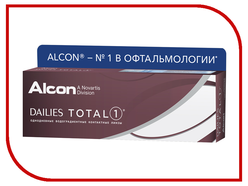 фото Контактные линзы Alcon Dailies Total 1 (30 линз / 8.5 / -4.25)