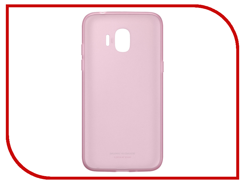 фото Аксессуар Чехол-накладка Samsung Galaxy J2 2018 Jelly Cover Pink EF-AJ250TPEGRU