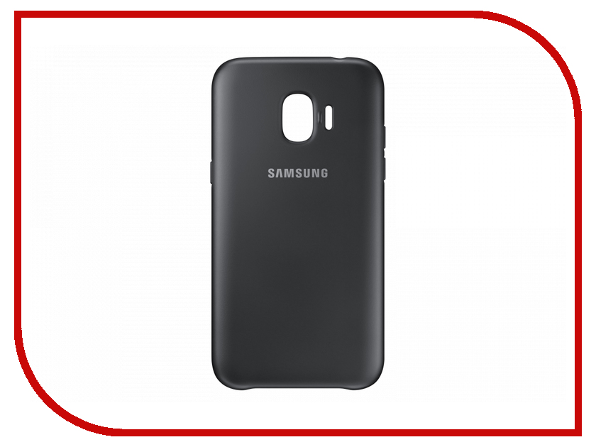 фото Аксессуар Чехол-накладка Samsung Galaxy J2 2018 Dual Layer Cover Black EF-PJ250CBEGRU