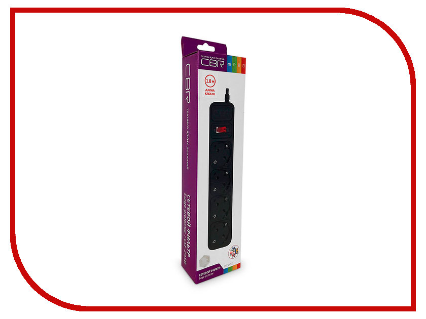 

Сетевой фильтр CBR 4 Sockets 1.8m CSF 2450-1.8 Black CB